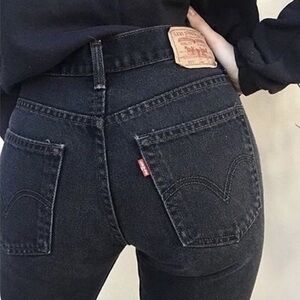 Levi’s | Vintage Made in USA Black Wash 505’s